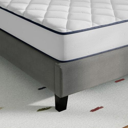 8 Inch Full Size Mattress, Foam and Spring Hybrid Full Mattress, Medium Support, view 7