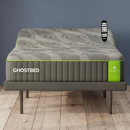 Adjustable Bed Frame Queen 14" Cooling Memory Foam Mattress, view 2