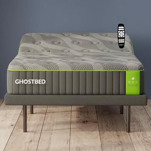Adjustable Bed Frame Queen 14" Cooling Memory Foam Mattress, view 2