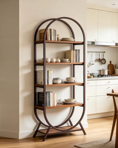 Bookshelf Arched Bookcase, view 5
