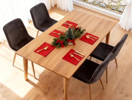 Dining Chairs Set of 4 Velvet Kitchen Chairs with Metal Legs Grey Modern Mid-Century Dining Room Chairs for Holiday Gatherings, Daily Use, Office Leisure Side Chairs