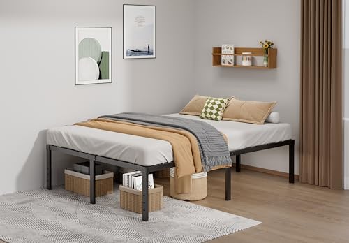 Metal Bed Frame Full Size 18 Inch Platform Bed Frames with Underbed Storage, view 3