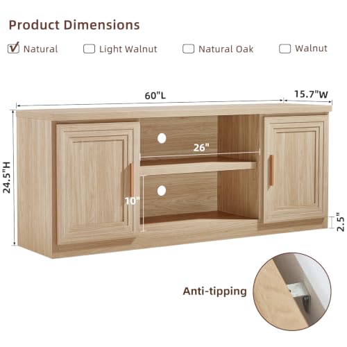 TV Stand for 65 Inch TV Entertainment Center Media Console, view 3