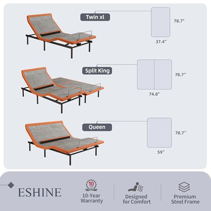 Split King Hybrid Bed with USB Charging, view 3