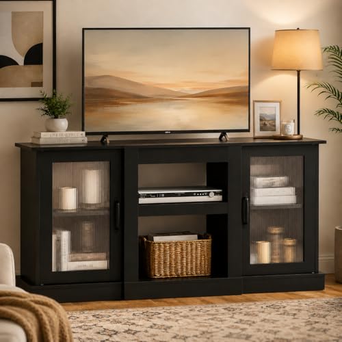 58" Farmhouse TV Stand for 65/60/55 Inch TVs, view 2