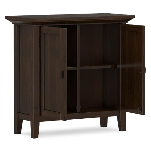 Redmond 32" Wide Solid Wood Cabinet in Brunette Brown, view 6