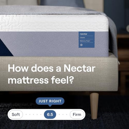 Nectar 12” Memory Foam Mattress, King- Medium Firm, 1-Year Trial, view 4