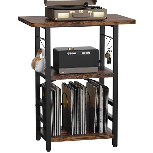 Record Player Stand with Extended Desktop, view 2