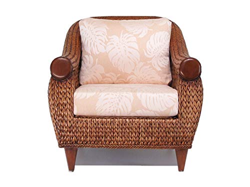 Rattan and Hyacinth Living Room Furniture Lounge Club Chair (#1562-BS)