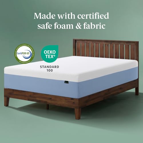 Zinus 12 Inch King Cooling Essential Memory Foam Mattress, Medium Feel, view 6