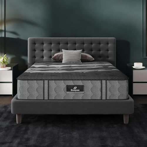 Twin Size Mattress, Upgraded 8 Inch Luxury Hybrid Twin Mattress in a Box, view 2