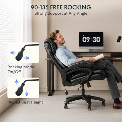 FLEXISPOT 500LBS Big and Tall Office Chair with Stable Arms Ergonomic Office, view 8
