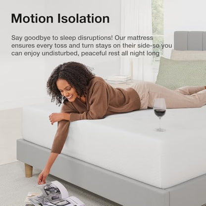 King Size Mattress, 12 Inch King Size Gel Memory Foam Mattress, view 7