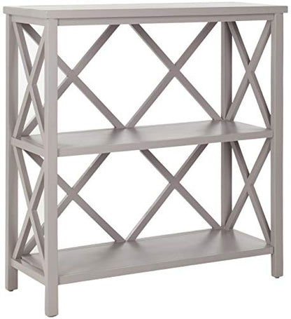 Safavieh American Homes Collection Liam Quartz Grey 2-Tier Open Bookcase