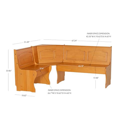Chelsea Kitchen-Nook Corner Unit, Natural