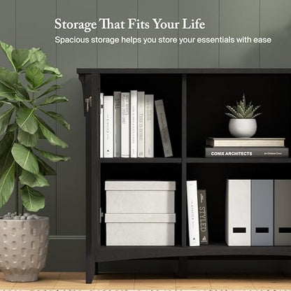 Salinas Accent Storage Cabinet with Doors in Vintage Black
