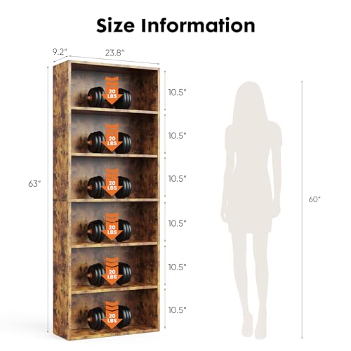 Tall Bookshelf, Book Shelf, Storage Organizer Book Shelf, view 4