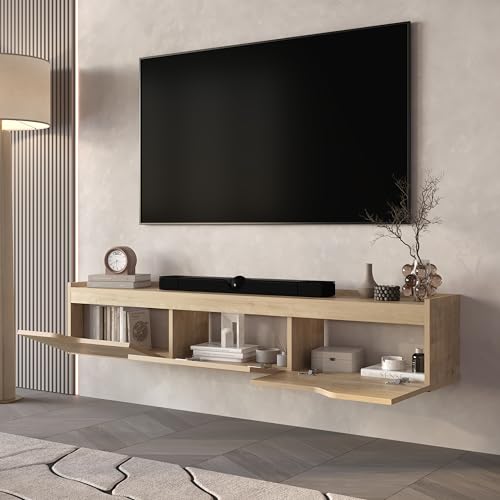 Atelier Mobili Floating TV Stand for 75 Inch TVs, view 7