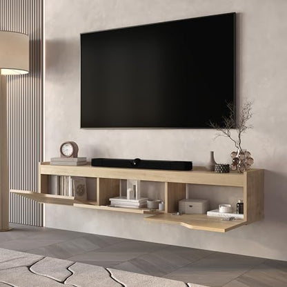 Atelier Mobili Floating TV Stand for 75 Inch TVs, view 7