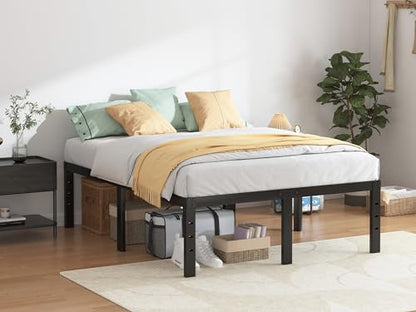 Full Size Bed Frame - 18 in Sturdy Platform Bed Frame Full, view 3