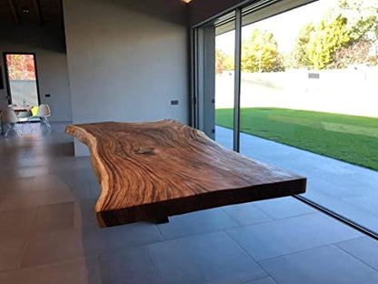 Personalized Large EPOXY Table, Resin Dining Table for 2, 4, 6, 8 River Table Top, Wood Epoxy Coffee Table Top, Living Room Table (Without Stand, 60 x 30inches)