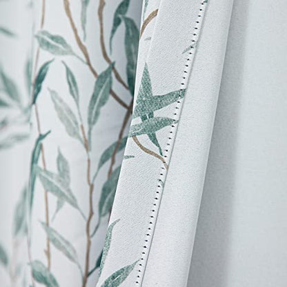 Willow Leaf 80% Blackout Curtains, 52 x 84, 2 Panels
