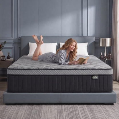 Full Size Mattress, 12 Inch Hybrid Full Mattresses in a Box with Pocket Spring, view 2