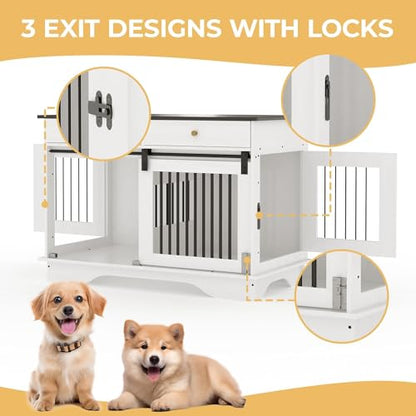 Dog Crate Furniture for 2 Dogs, view 8