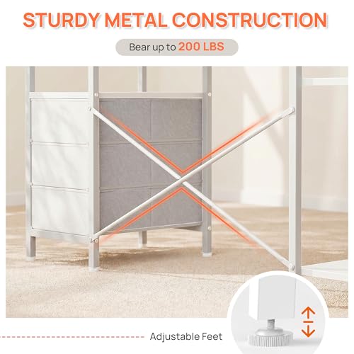 L Shaped Gaming Desk with Power Outlets, view 7