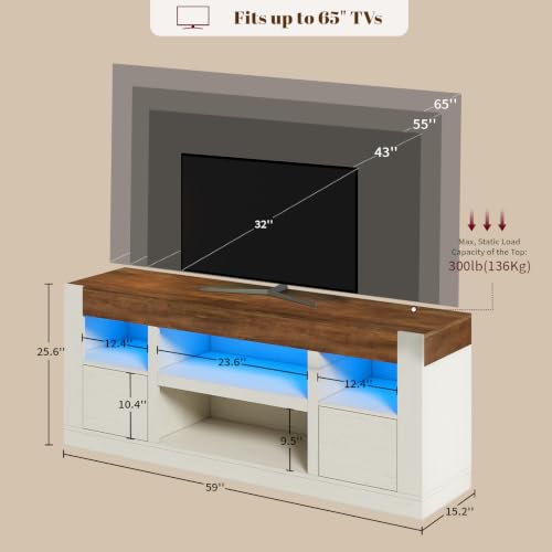 TV Stand for 65 Inch TVs, view 3