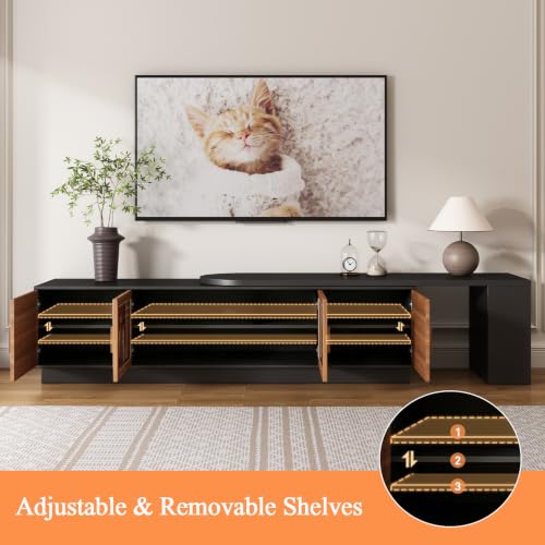 75"-85" or 90" Mid Century Modern TV Stands, view 6
