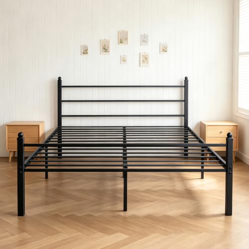 Full Metal Bed Frame with Headboard & Footboard, view 7