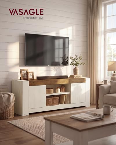 TV Stand with Storage, Farmhouse Entertainment Center for 65'' TV, view 5