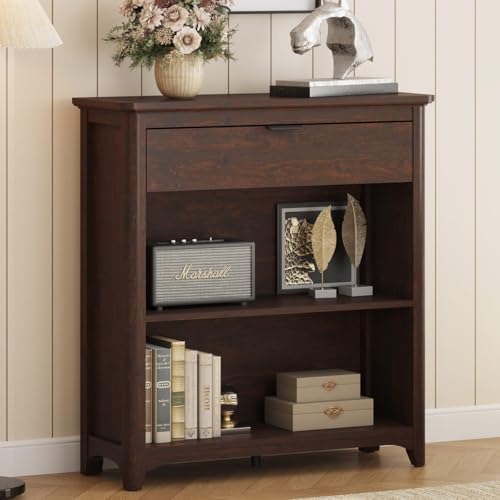 Bookcase with Drawer, Open Storage Book Cases/Shelves, view 2