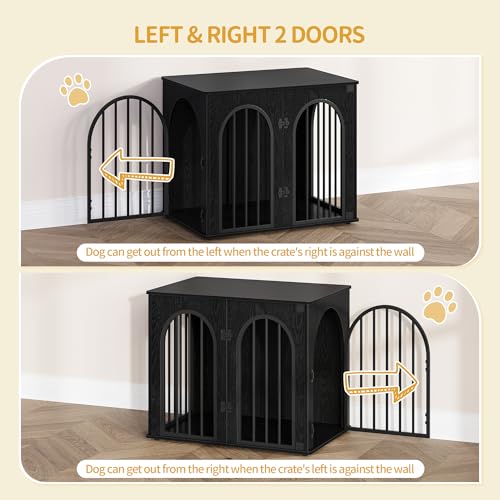 26.8'' Dog Crate Furniture,Dog Kennel Indoor for Small Dogs, view 8