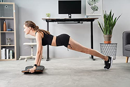 Standing Desk Mat Balance Board, Obsidian Black, view 5