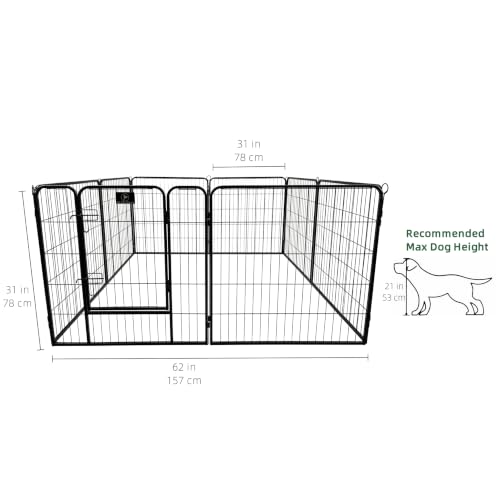 Puppy Playpen Plus Storage Bage with Bottom, 8 Panels 31.3" H, view 5
