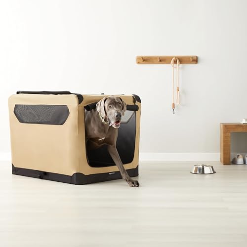 Portable Folding Soft Dog Crate, Double Door, Collapsible Travel Kennel, view 8