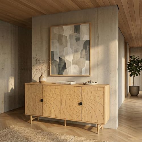 Bloom Solid Wood Sideboard, view 4