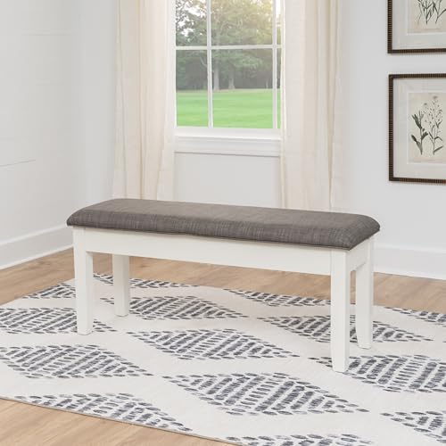 Powell Furniture Jane Storage, Antique White Dining Bench