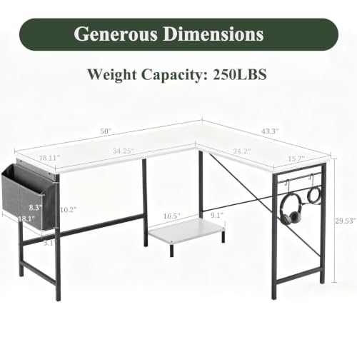 L Shaped Desk, view 4