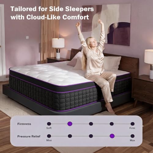 10/12/14 Inch Hybrid Mattress, view 3