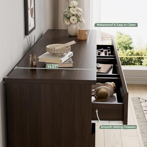 Modern 9 Drawer Dresser for Bedroom, Simply Chest of Drawers, view 7