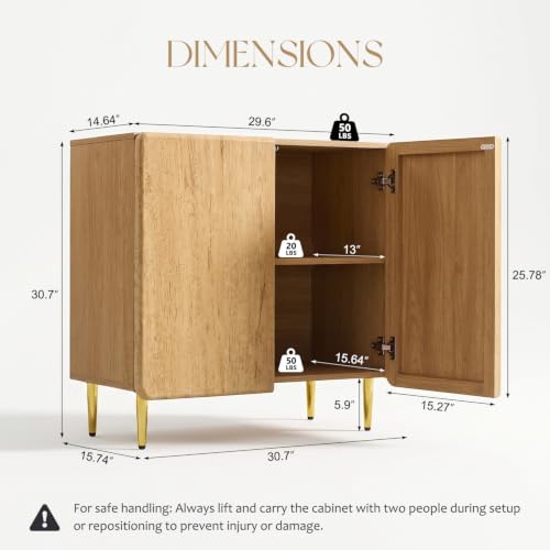 Sideboard Buffet Cabinet with Storage, view 3
