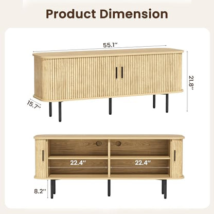 55" TV Stand for TVs up to 65", view 3