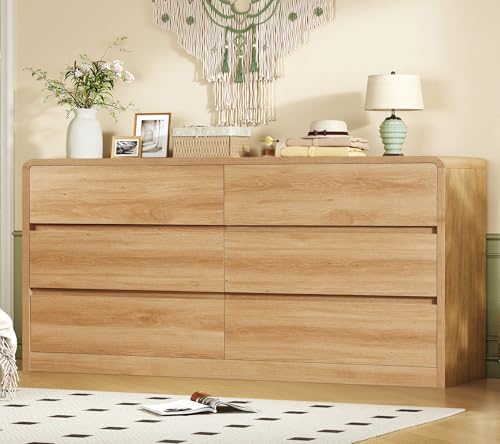 55" Dresser for Bedroom with 6 Drawers, view 2