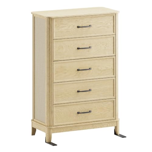 5 Drawer Dresser for Bedroom, view 4