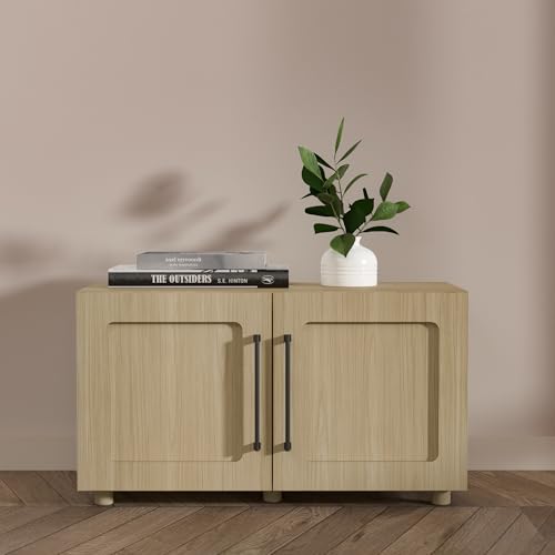 32 Inch Modular Sideboard Storage Cabinet with Soft-Close Doors, view 3