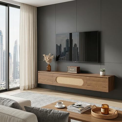 71'' Floating TV Stand Wall Mounted, Large Floating TV Stand, view 6