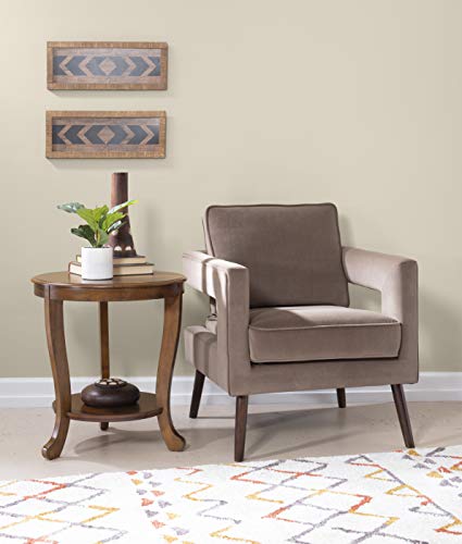 Powell Sabine Hazelnut Modern Classic Side Table